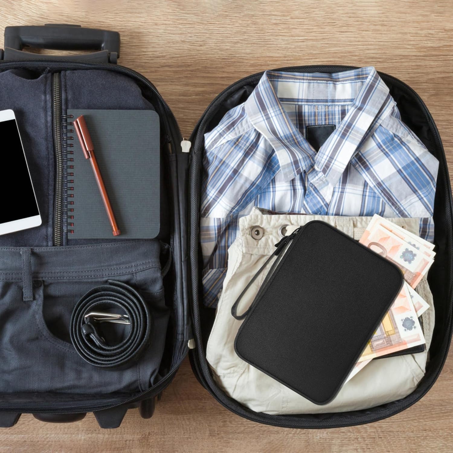 , Travel Cord Organizer Case, Compact Electronics Accessories Bag for Cable, Cord, Charger, Phone