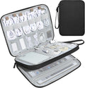 , Travel Cord Organizer Case, Compact Electronics Accessories Bag for Cable, Cord, Charger, Phone